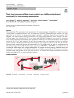 Toxic food: commercial bear meat products are highly contaminated with lead (Pb) from hunting ammunition