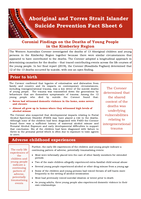 Coronial Findings on the Deaths of Young People in the Kimberley Region