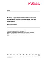 Building support for ‘non-charismatic’ species conservation through citizen science: bats and bioacoustics