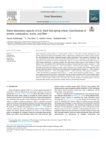 Water Absorption Capacity of U.S. Hard Red Spring Wheat: Contributions of Protein Composition, Starch, and Fiber