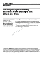 Controlling fungal growth and quality deterioration in germ-remaining rice using silkworm pupa chitosan