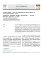 Evaluating ChatGPT’s advice and recommendations regarding exercise for people with Inclusion Body Myositis