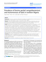 Prevalence of bovine genital campylobacteriosis and trichomonosis of bulls in northern Nigeria