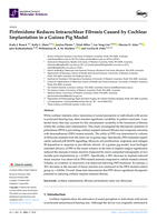 Pirfenidone Reduces Intracochlear Fibrosis Caused by Cochlear Implantation in a Guinea Pig Model