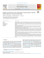 Empathy toward persons with mental illness: Nursing students' culturally shaped subjectivity through Q-methodology Empathy Towards Persons with Mental Illness: Nursing Students' Culturally Shaped Subjectivity Through Q-Methodology