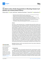The Role of Zinc Oxide Nanoparticles in Boosting Tomato Leaf Quality and Antimicrobial Potency