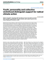 Youth, personality and collective victimhood distinguish support for radical climate action