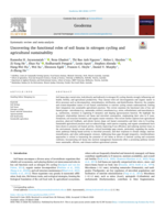 Uncovering the functional roles of soil fauna in nitrogen cycling and agricultural sustainability