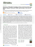 Detection of Phosphite Fungicide in Persea americana Fruits Using Nuclear Magnetic Resonance (NMR) Spectroscopy at 400 and 80 MHz
