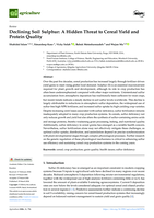 Declining Soil Sulphur: A Hidden Threat to Cereal Yield and Protein Quality