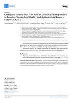 Correction: The Role of Zinc Oxide Nanoparticles in Boosting Tomato Leaf Quality and Antimicrobial Potency (vol 6, 2, 2026)