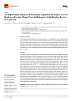 An Exploratory Study of Behaviours Expressed by Rodeo Calves Restrained in the Chute Prior to Release in Calf-Roping Events in Australia