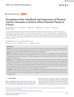Perceptions of the Likelihood and Importance of Physical Activity Outcomes at 14 Years Affects Physical Fitness at 17 Years