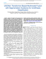 USCNet: Transformer-Based Multimodal Fusion with Segmentation Guidance for Urolithiasis Classification