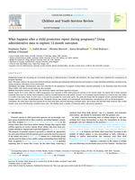 What happens after a child protection report during pregnancy? Using administrative data to explore 12-month outcomes