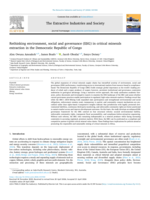 Rethinking environment, social and governance (ESG) in critical minerals extraction in the Democratic Republic of Congo