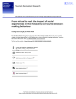 From virtual to real: the impact of social experiences in the metaverse on tourist decision-making behaviour