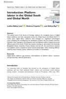 Introduction: Platform labour in the Global South and Global North