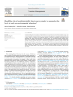 Should the risk of social desirability bias in survey studies be assessed at the level of each pro-environmental behaviour?