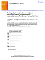 The impact of perfectionism on treatment outcomes of mental health disorders: a systematic review of randomised controlled trials