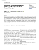 Hourglasses in Hotel Showers: Could Self-Selected Real-Time Feedback Reduce Water Use?