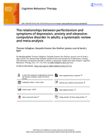The relationships between perfectionism and symptoms of depression, anxiety and obsessive-compulsive disorder in adults: a systematic review and meta-analysis