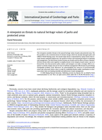 A viewpoint on threats to natural heritage values of parks and protected areas