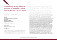 Involving Young People in Research in Hedland — From Ideas to Action: A Praxis Model