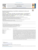Worldwide benchmarking of cost-effective radiometers for direct and diffuse irradiance