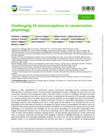 Challenging 10 misconceptions in conservation physiology