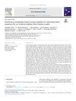 Synchrotron tomography-based inversion pipeline for estimating elastic properties for rat vertebral endplate finite element models