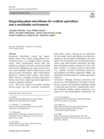 Integrating plant microbiome for resilient agriculture and a sustainable environment