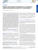 Probable sepsis-associated encephalopathy as a component of multiple organ dysfunction syndrome in a cat with pyothorax