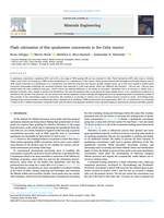 Flash calcination of fine spodumene concentrate in the Calix reactor