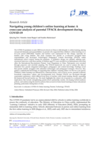 Navigating young children’s online learning at home: A cross-case analysis of parental TPACK development during COVID-19