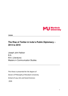 The Rise of Twitter in India’s Public Diplomacy – 2014 to 2019