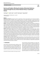 Barriers and Enablers Affecting the Uptake of Biosimilar Medicines Viewed Through the Lens of Actor Network Theory: A Systematic Review