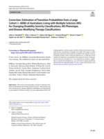 Correction to: Estimation of Transition Probabilities from a Large Cohort (> 6000) of Australians Living with Multiple Sclerosis (MS) for Changing Disability Severity Classifications, MS Phenotype, and Disease-Modifying Therapy Classifications (PharmacoEconomics, (2025), 43, 2, (223-239), 10.1007/s40273-024-01417-4)