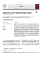 Deep amelioration of compaction and acidity doubled the water use efficiency of cereal crops on a sandy soil in a long-term experiment in a water-limited environment