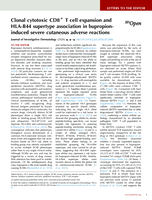 Clonal cytotoxic CD8 + T cell expansion and HLA-B44 supertype association in bupropion-induced severe cutaneous adverse reactions