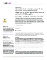 Associations between cardiovascular disease risk factors and spinal pain may be moderated by sex and health-related physical activity (CHAMPS Study-DK)