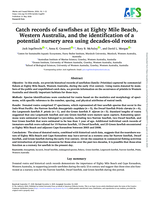 Catch records of sawfishes at Eighty Mile Beach, Western Australia, and the identification of a potential nursery area using decades-old rostra