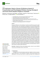 An Exploratory Study of Serum 25-Hydroxyvitamin D Concentration and Psychological Distress Among Aboriginal and Torres Strait Islander Peoples in Australia