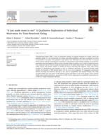 "It just made sense to me!" A Qualitative Exploration of Individual Motivation for Time-Restricted Eating