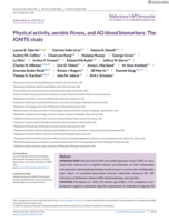 Physical activity, aerobic fitness, and AD blood biomarkers: The IGNITE study