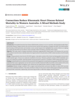 Connections Reduce Rheumatic Heart Disease-Related Mortality in Western Australia: A Mixed Methods Study