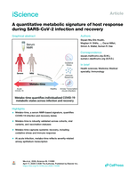 A quantitative metabolic signature of host response during SARS-CoV-2 infection and recovery