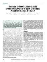 Excess Deaths Associated with Rheumatic Heart Disease, Australia, 2013-2017