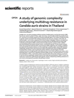 A study of genomic complexity underlying multidrug resistance in Candida auris strains in Thailand