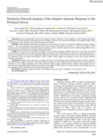 Similarity Network Analysis of the Adaptive Immune Response in the Proximal Airway
